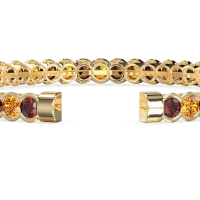 Half Bezel Eternal Flexible Bangle