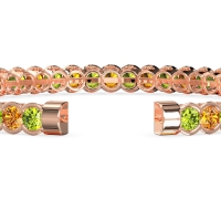 Half Bezel Eternal Flexible Bangle