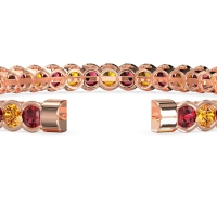 Half Bezel Eternal Flexible Bangle