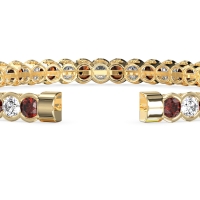 Half Bezel Eternal Flexible Bangle