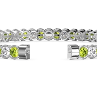 Half Bezel Eternal Flexible Bangle