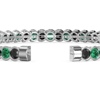 Half Bezel Eternal Flexible Bangle