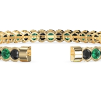 Half Bezel Eternal Flexible Bangle