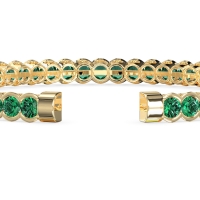 Half Bezel Eternal Flexible Bangle