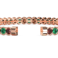 Half Bezel Eternal Flexible Bangle