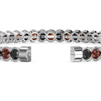 Half Bezel Eternal Flexible Bangle