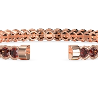 Half Bezel Eternal Flexible Bangle