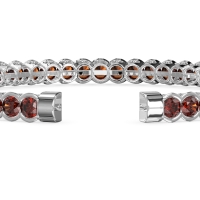 Half Bezel Eternal Flexible Bangle