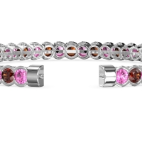 Half Bezel Eternal Flexible Bangle