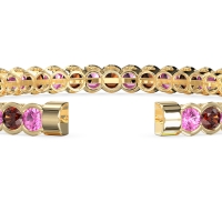 Half Bezel Eternal Flexible Bangle