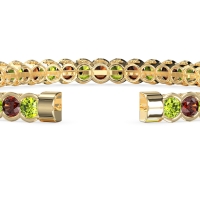 Half Bezel Eternal Flexible Bangle