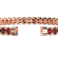 Half Bezel Eternal Flexible Bangle