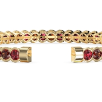 Half Bezel Eternal Flexible Bangle