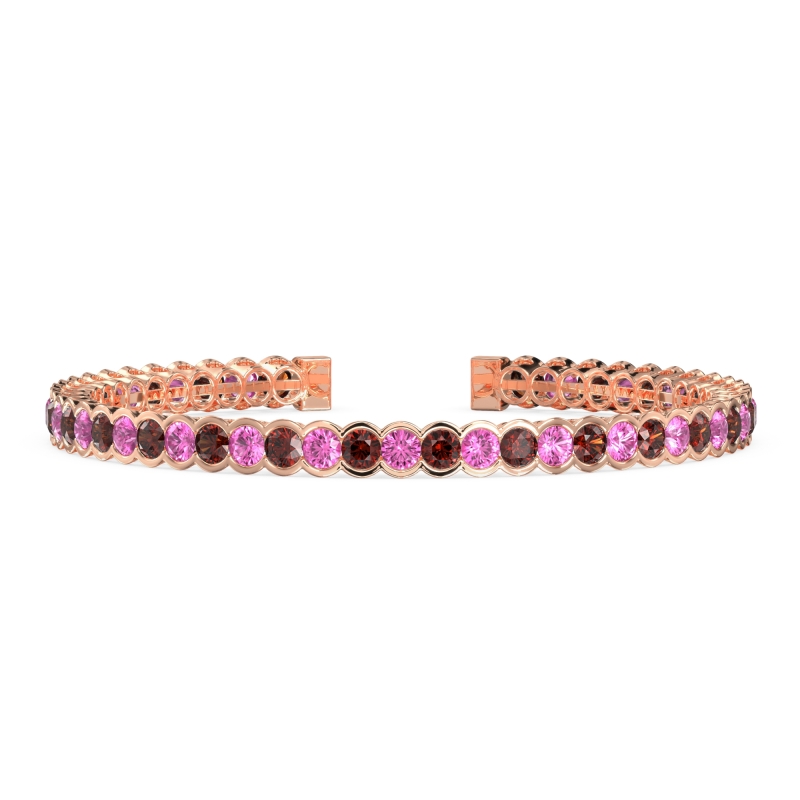Half Bezel Eternal Flexible Bangle