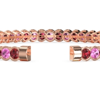 Half Bezel Eternal Flexible Bangle