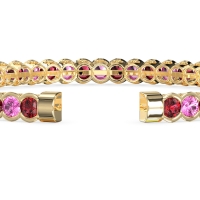 Half Bezel Eternal Flexible Bangle