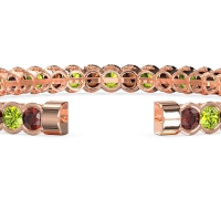 Half Bezel Eternal Flexible Bangle