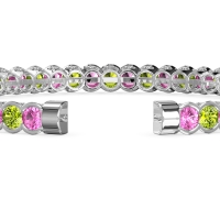 Half Bezel Eternal Flexible Bangle