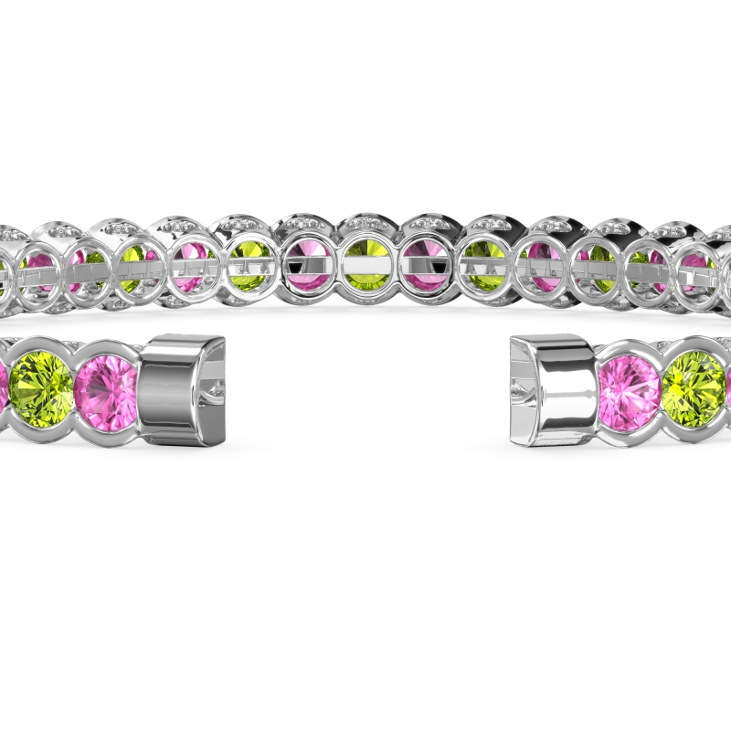 Half Bezel Eternal Flexible Bangle