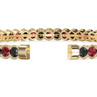 Half Bezel Eternal Flexible Bangle