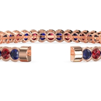 Half Bezel Eternal Flexible Bangle