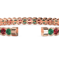 Half Bezel Eternal Flexible Bangle