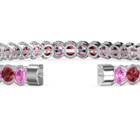 Half Bezel Eternal Flexible Bangle