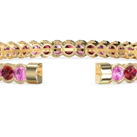 Half Bezel Eternal Flexible Bangle