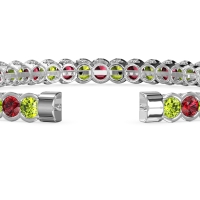 Half Bezel Eternal Flexible Bangle