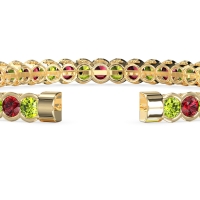 Half Bezel Eternal Flexible Bangle