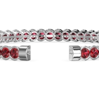 Half Bezel Eternal Flexible Bangle