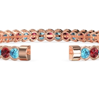 Half Bezel Eternal Flexible Bangle