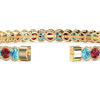 Half Bezel Eternal Flexible Bangle