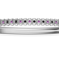 U Shaped Prong Bangle Bracelet