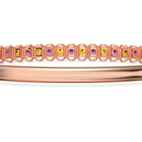 U Shaped Prong Bangle Bracelet