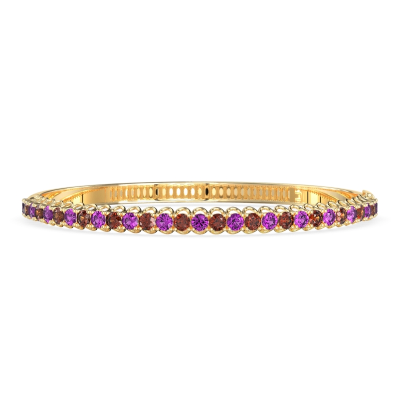 U Shaped Prong Bangle Bracelet