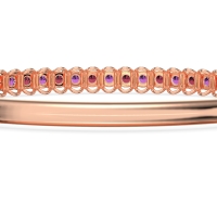 U Shaped Prong Bangle Bracelet