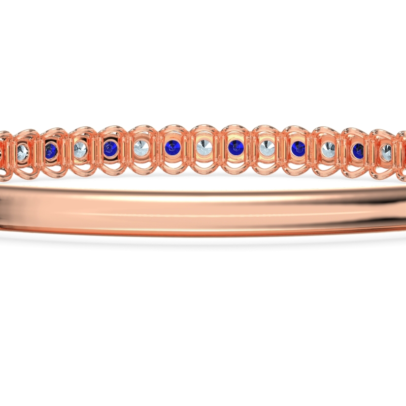 U Shaped Prong Bangle Bracelet