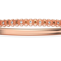 U Shaped Prong Bangle Bracelet