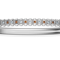 U Shaped Prong Bangle Bracelet