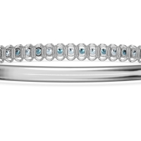 U Shaped Prong Bangle Bracelet