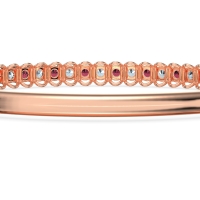 U Shaped Prong Bangle Bracelet