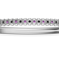 U Shaped Prong Bangle Bracelet