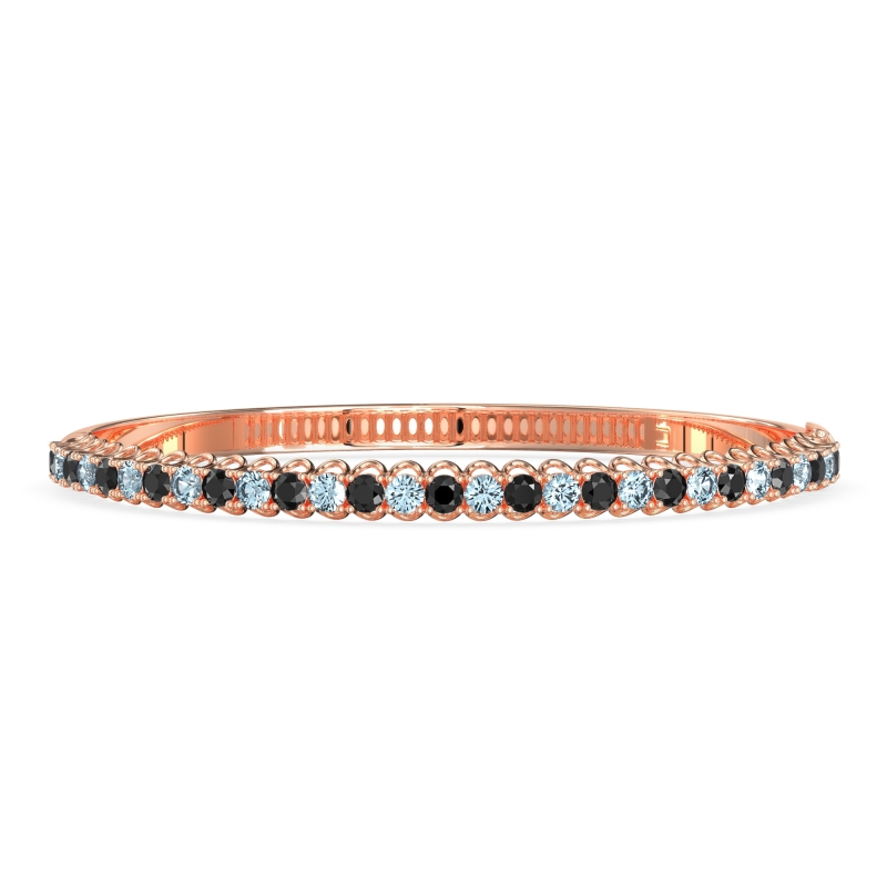 U Shaped Prong Bangle Bracelet