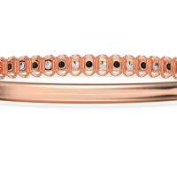 U Shaped Prong Bangle Bracelet