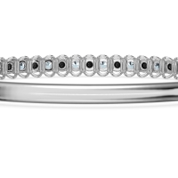 U Shaped Prong Bangle Bracelet