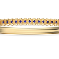 U Shaped Prong Bangle Bracelet