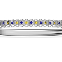 U Shaped Prong Bangle Bracelet