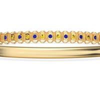U Shaped Prong Bangle Bracelet