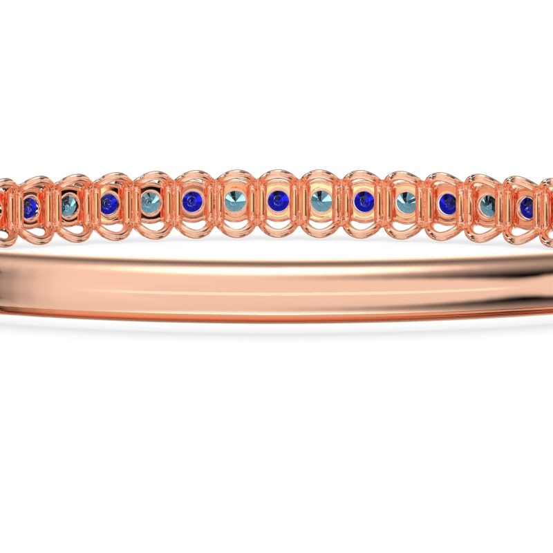 U Shaped Prong Bangle Bracelet